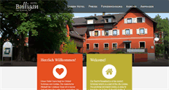 Desktop Screenshot of hotel-bulligan.de